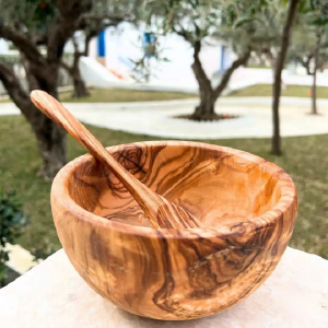 Bol en bois d'olivier